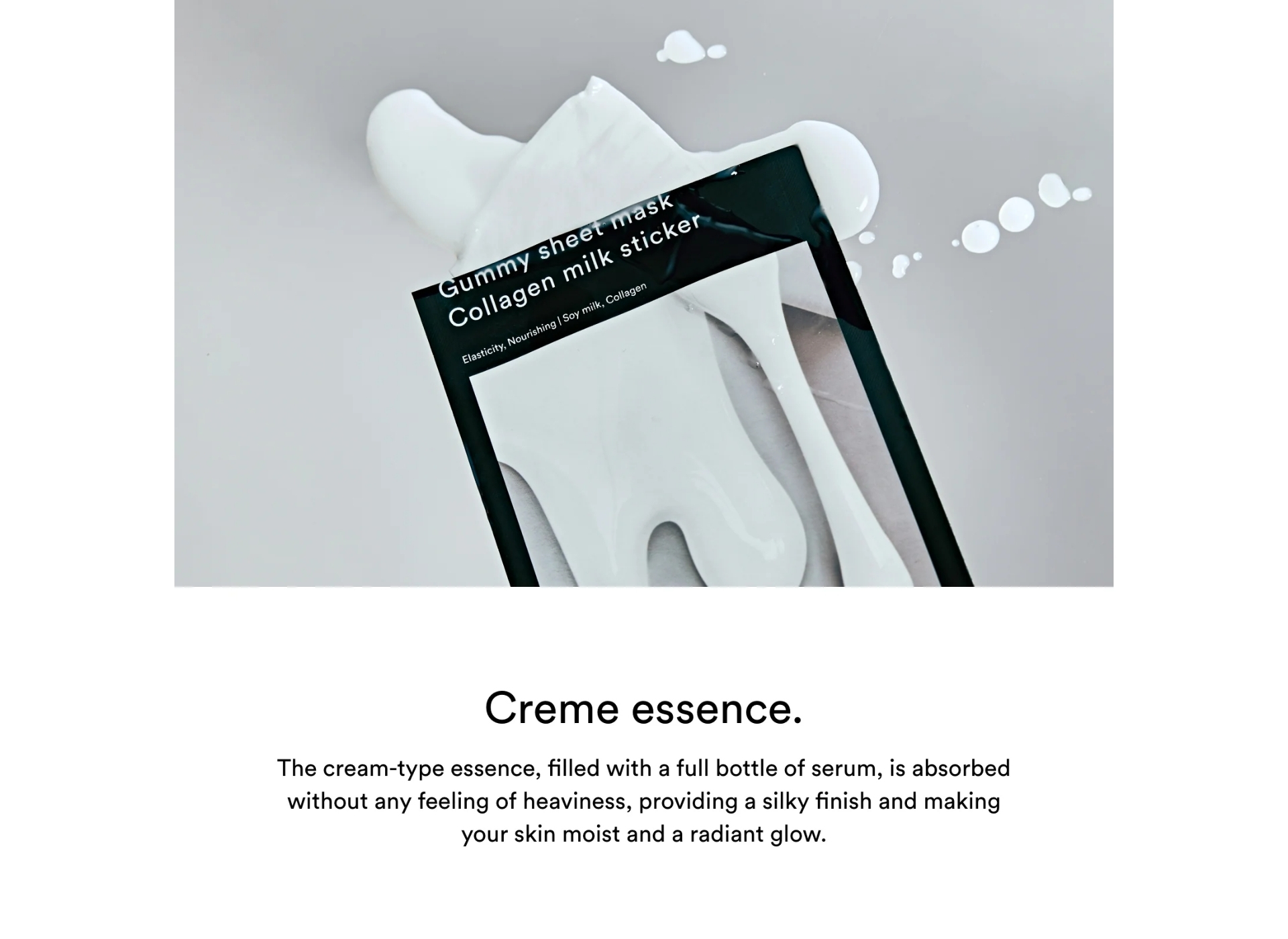 Gummy Sheet Mask Collagen & Soy Milk - Image 3