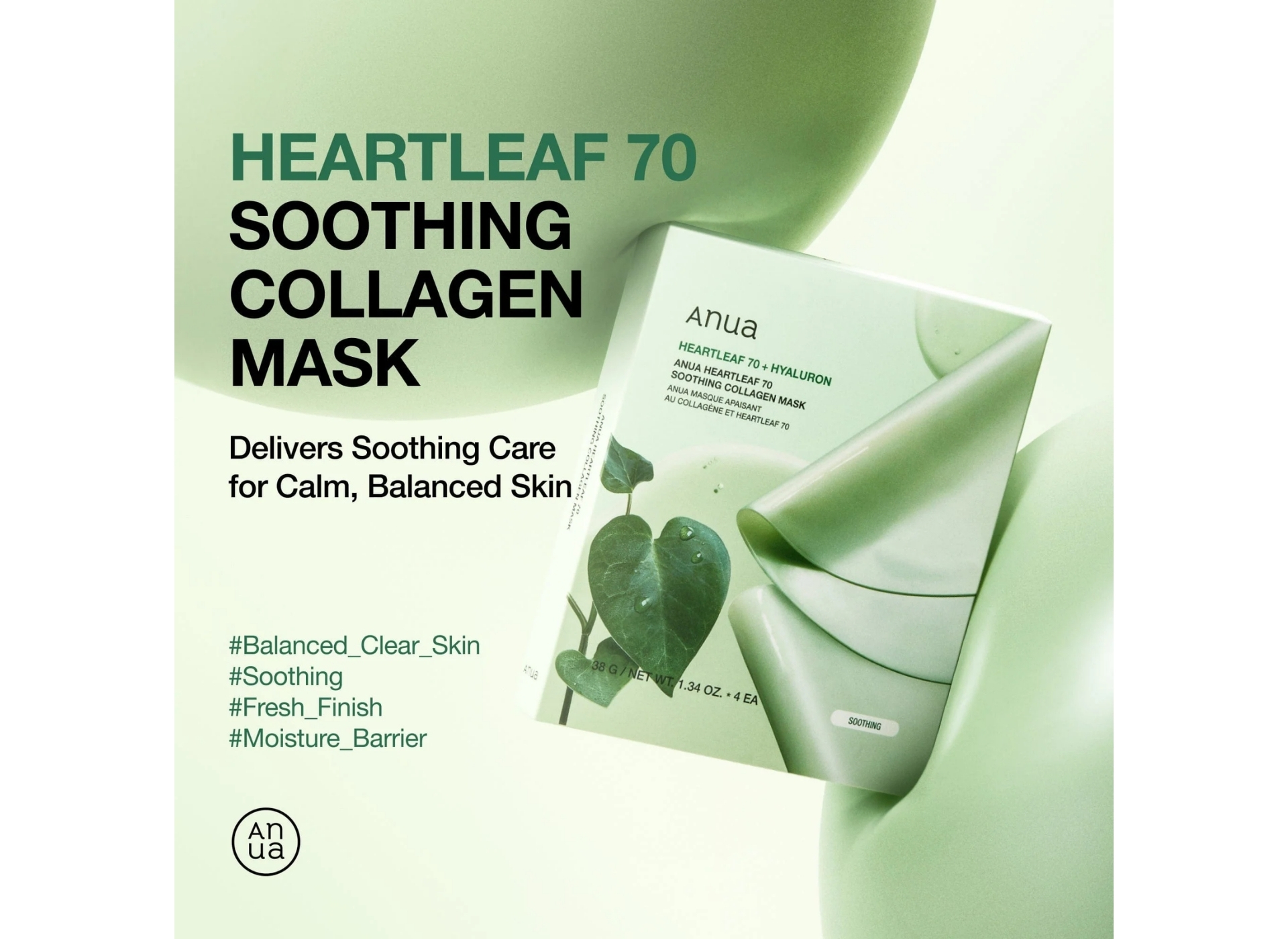 Heartleaf 70 Soothing Collagen Mask - Image 4